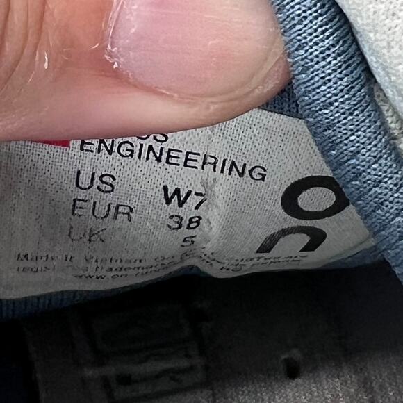 On Cloudace Running Sneaker Lace Up Comfort Shoes Sea/Shadow Women 7 Athleisure - Picture 9 of 9